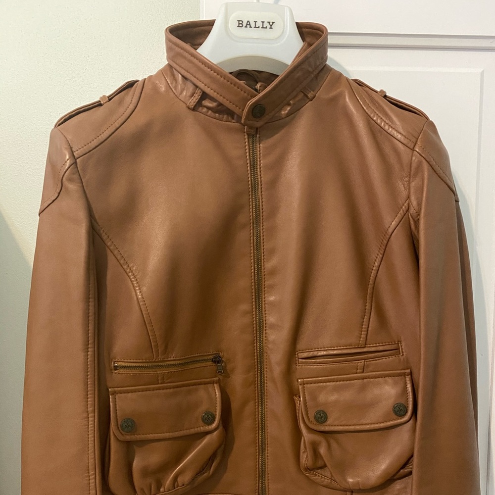 Bally leather jacket